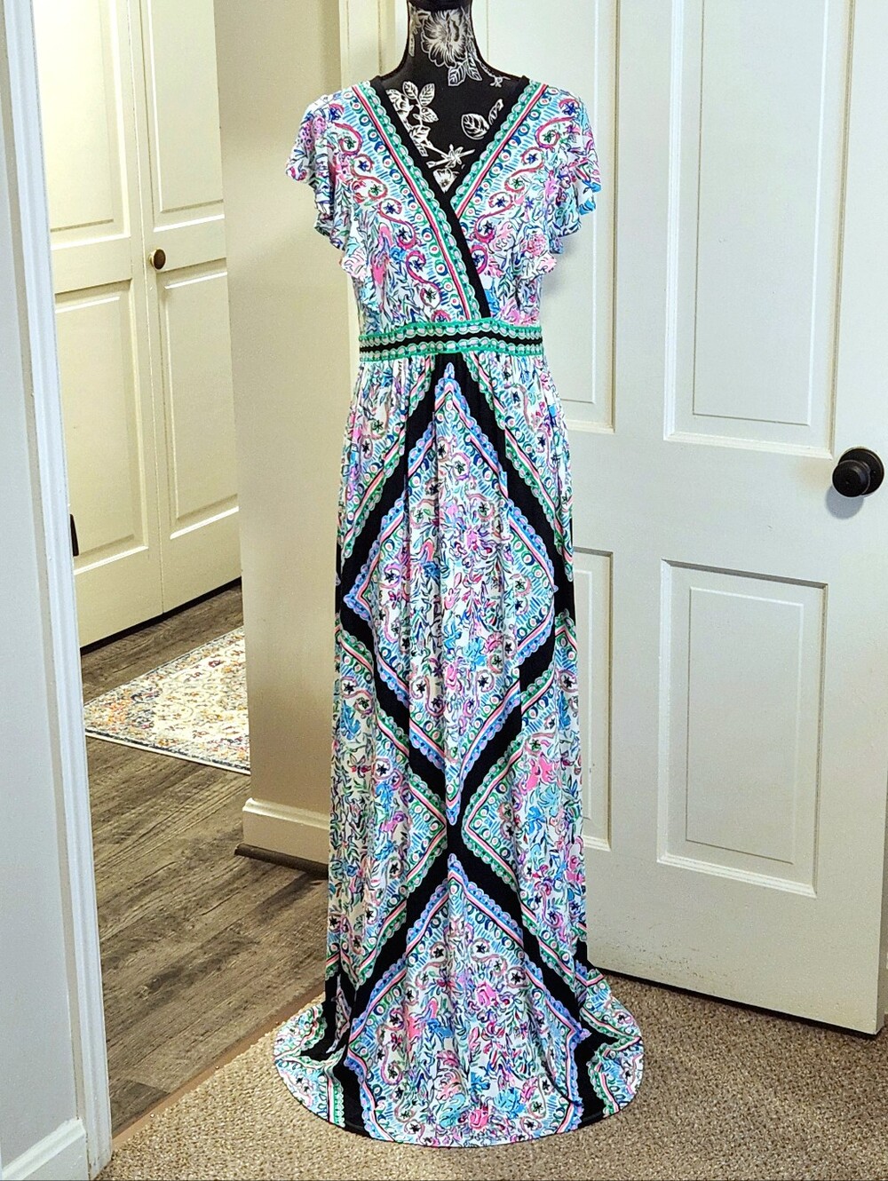 🦁HTF Lilly Pulitzer🦁 - Roselle Maxi Dress